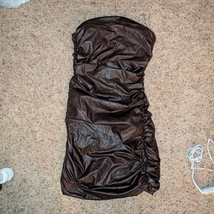 Womens Latex Party Dress